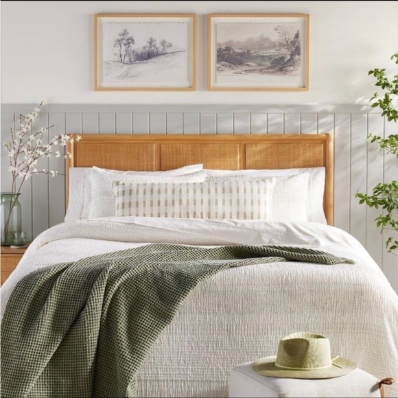 18"x24" River Landscape Sketch Framed Wall Art Black/White - Hearth & Hand - Picture 4 of 5